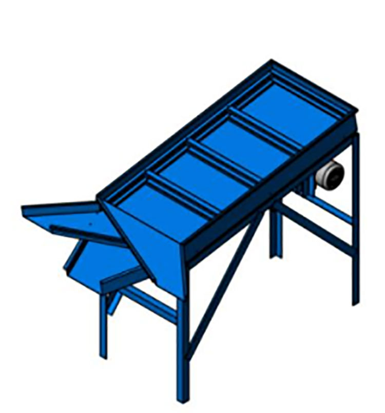 電動篩 兩層篩網三出口